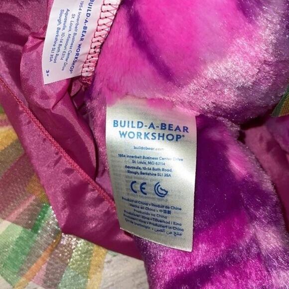 EUC Build a Bear Midnight Shimmer Purple Halloween Vampire Bat Plush w/ Outfit - Picture 6 of 7